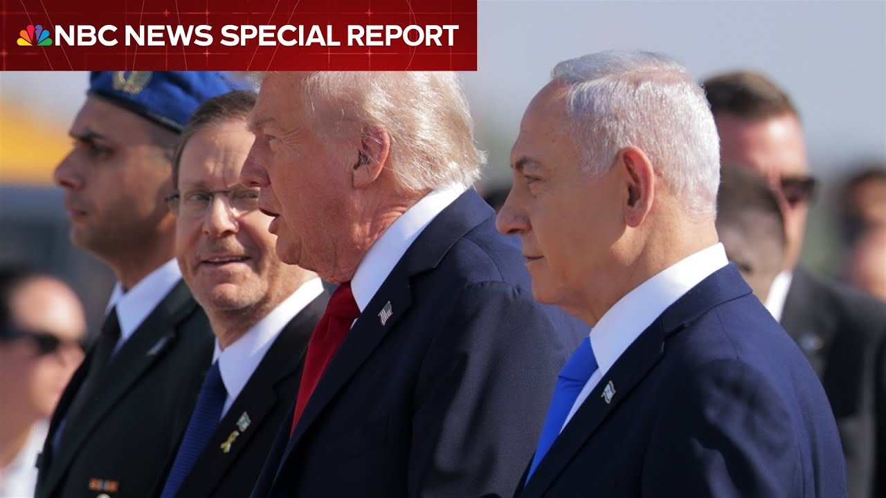 Special Report: Trump arrives in Israel as first group of Israeli hostages are released