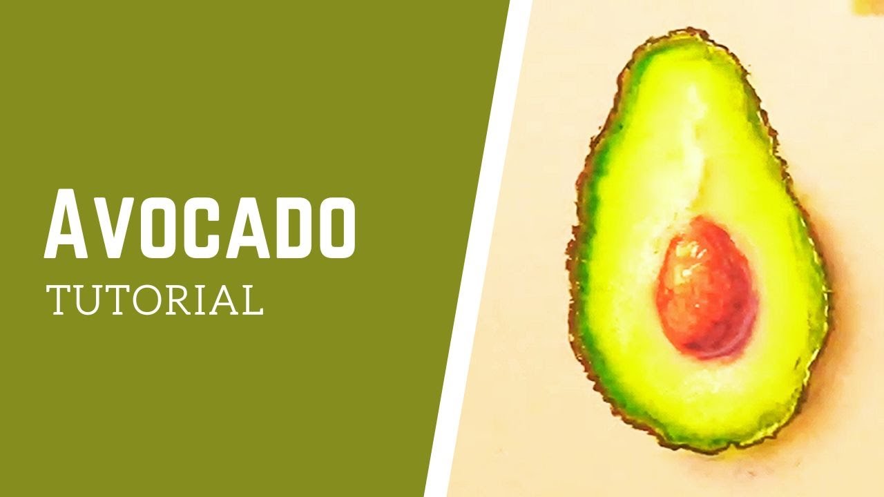 How to draw an avocado with soft pastels | Food illustration with dry pastels