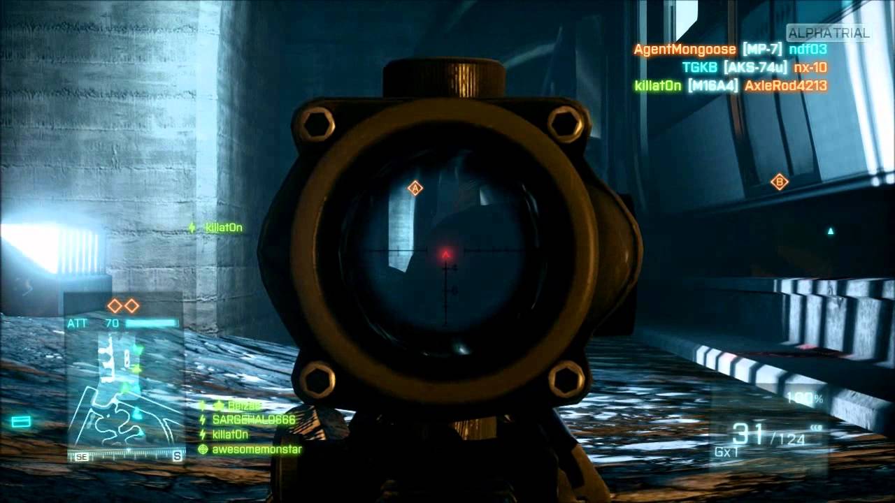 Battlefield 3 Alpha 2nd LAV-25 Tank & M16A4 ACOG Gameplay