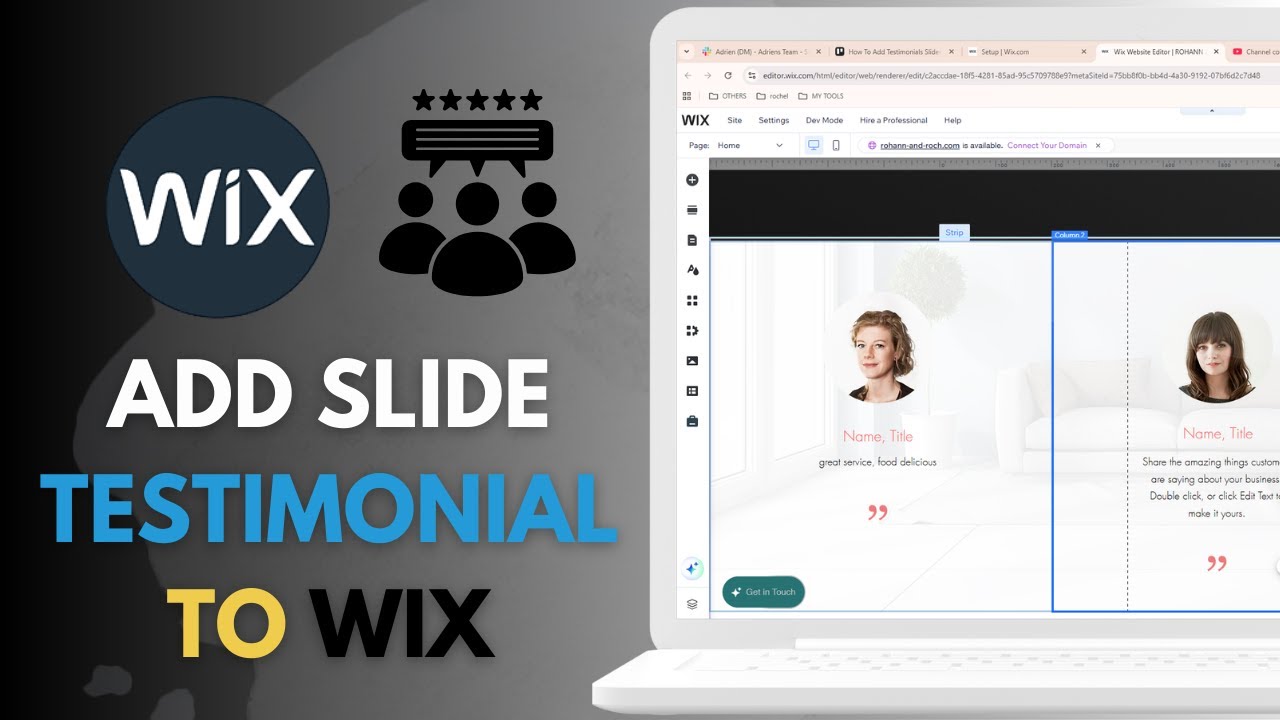 How To Show Testimonials Slider In Wix