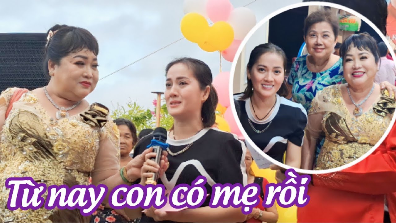 Hồng Loan - con gái cố NSUT Vũ Linh bật khóc khi được nữ doanh nhân KIM LOAN nhận làm con nuôi