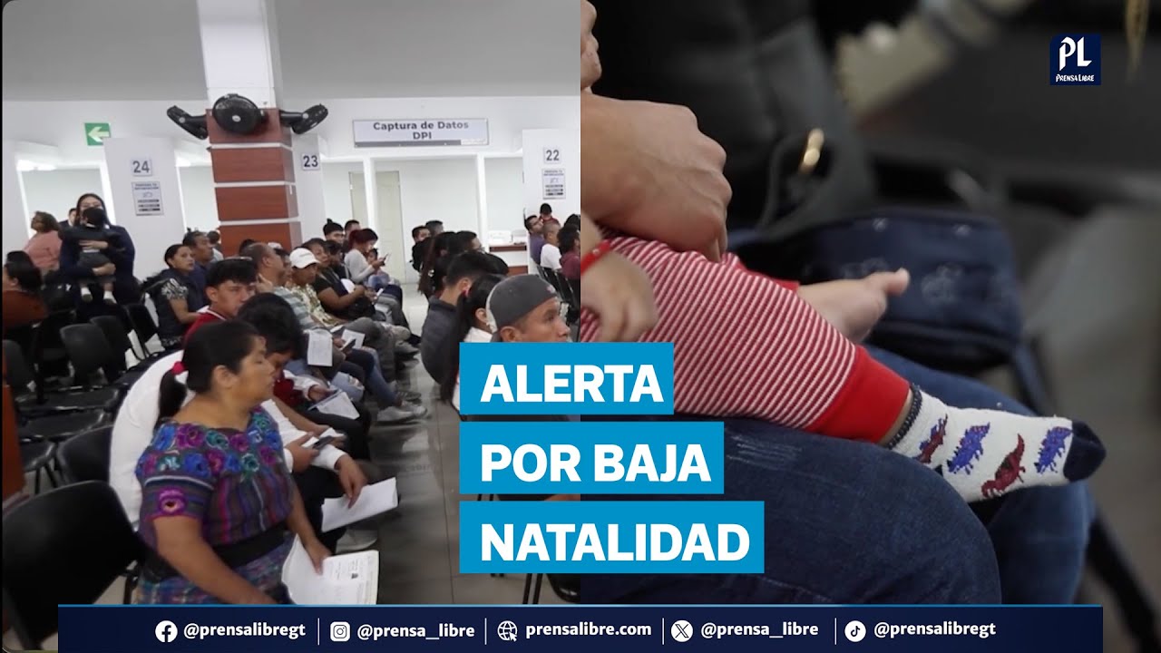 Nacen menos niños en Guatemala: RENAP confirma fuerte caída en inscripciones desde 2021