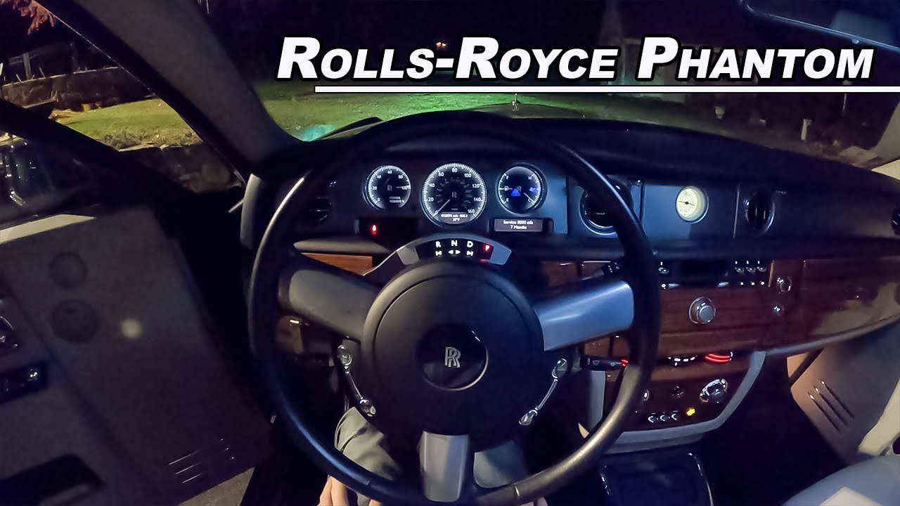 Rolls-Royce Phantom Tungsten Edition - V12 Night Drive Therapy (POV Binaural Audio)
