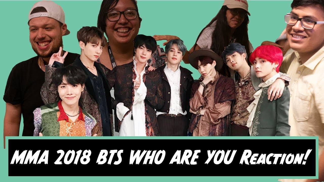 Melon Music Awards 2018 BTS WHO ARE YOU Reaction