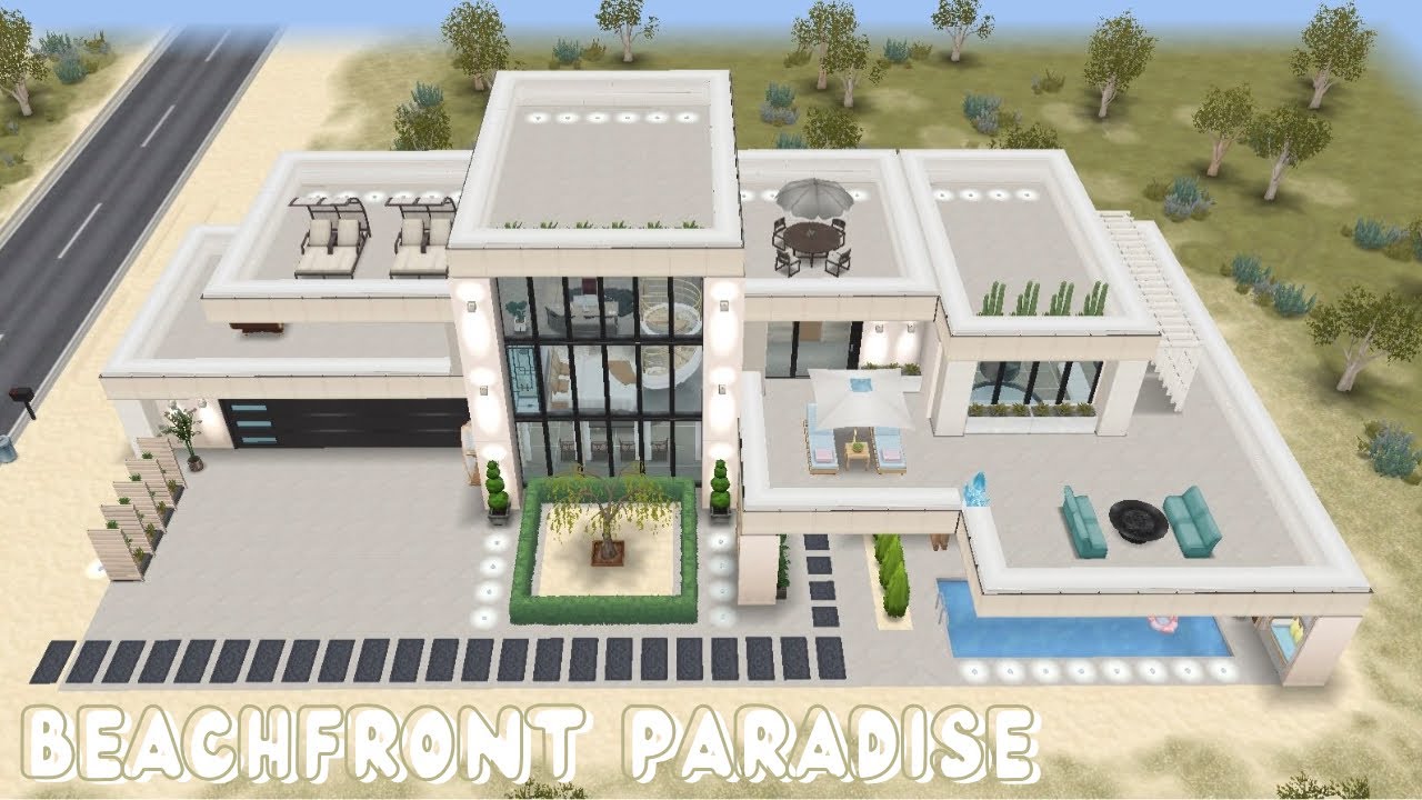 Sims Freeplay - Beachfront Staycation Home | Millenium Sims