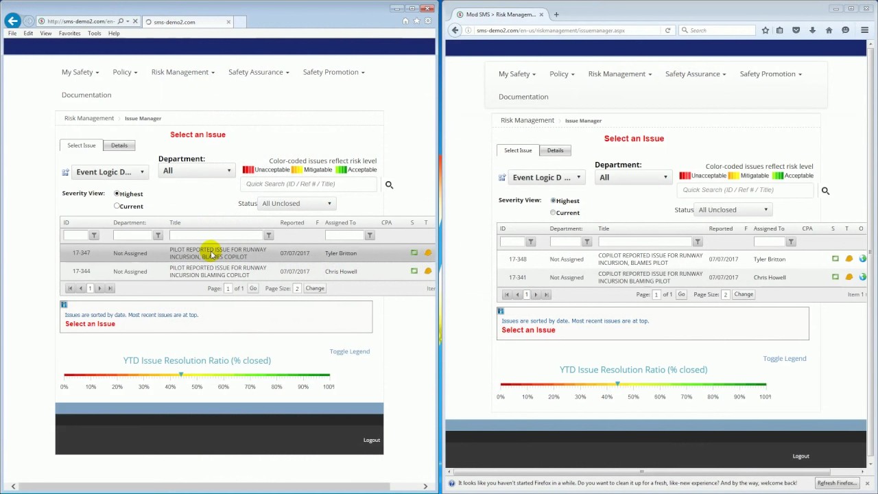 Event Driven Issue Management Demo (short)
