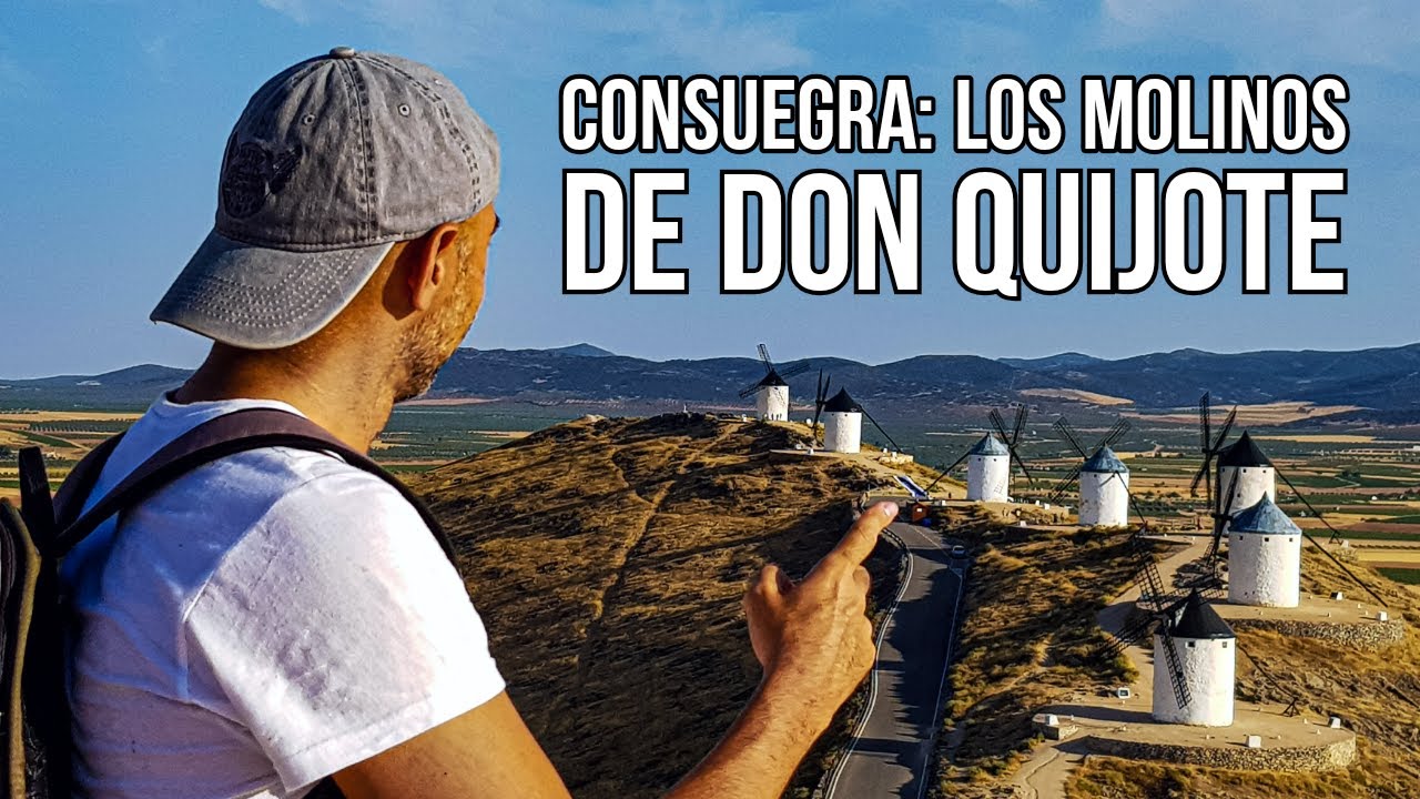 Conoce los MOLINOS de VIENTO del Quijote y el cerro Calderico en CONSUEGRA (Toledo)