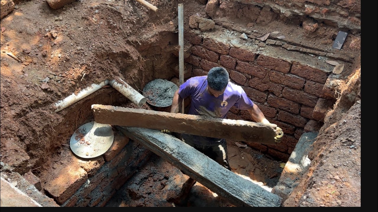 Beautiful indian septic tank renovation/ mason പണിയിലെ അൽഭുത ബാലൻ!!