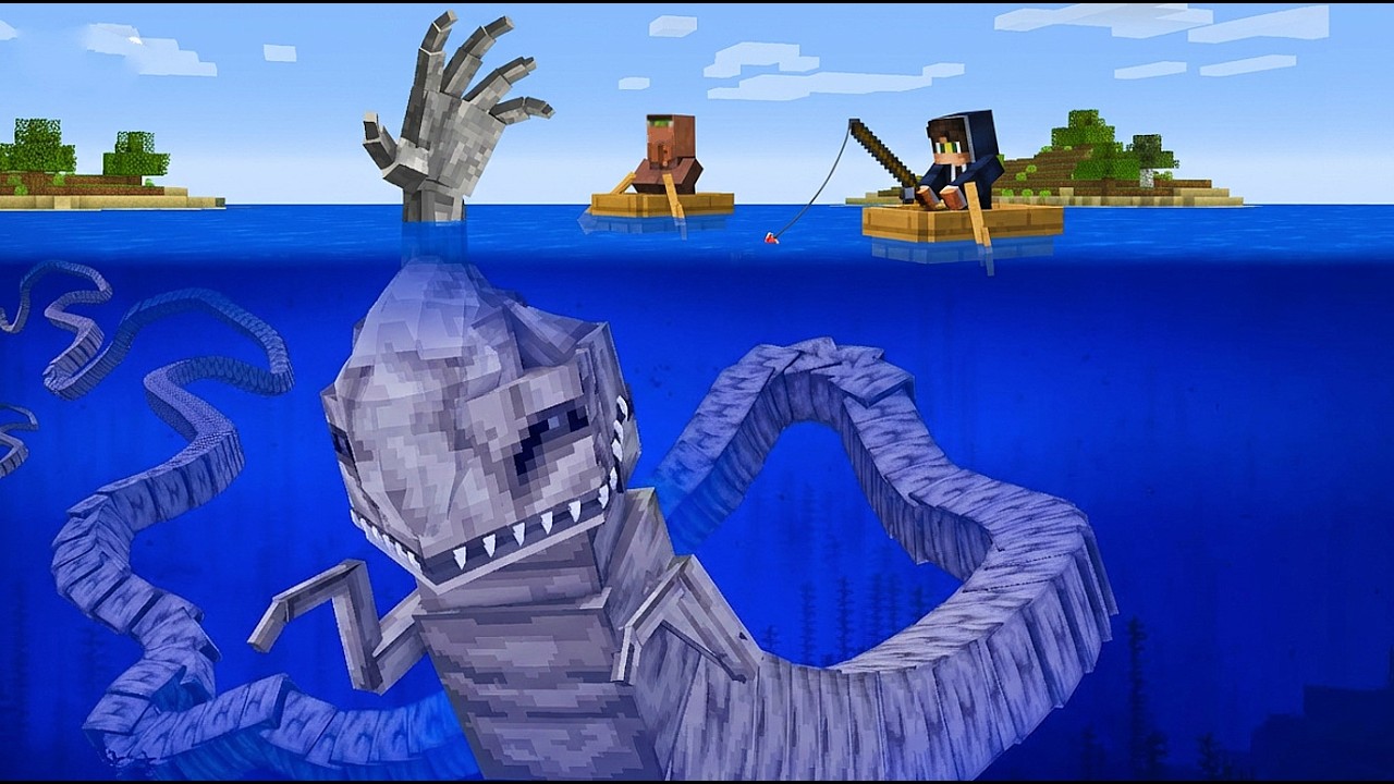 Rage i Kovalski Su Uhvatili Morsku Ruku Monstruma u Minecraftu!!!