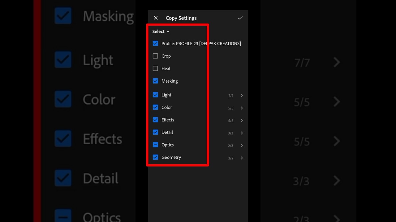 #shorts Lightroom Copy Paste Editing 🔥#dneditor