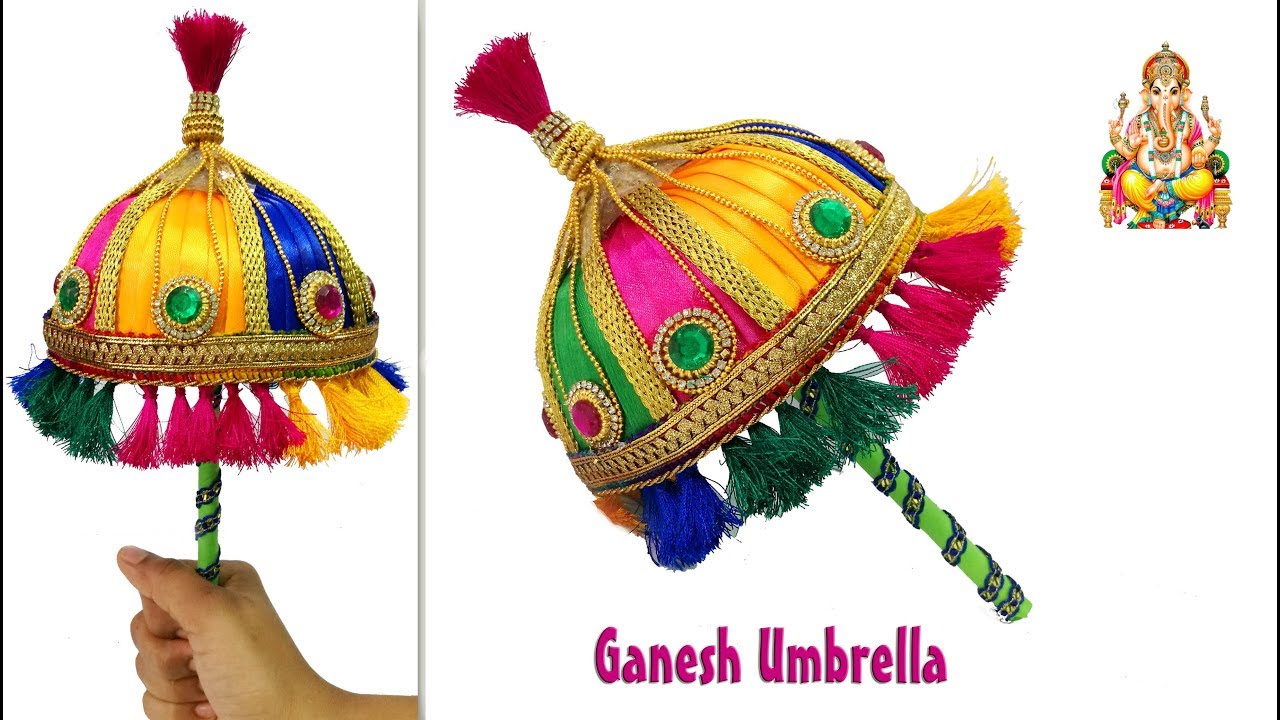 Umbrella for Lord Ganesh || Ganesh Chaturthi special || Umbrella for Vinayaka