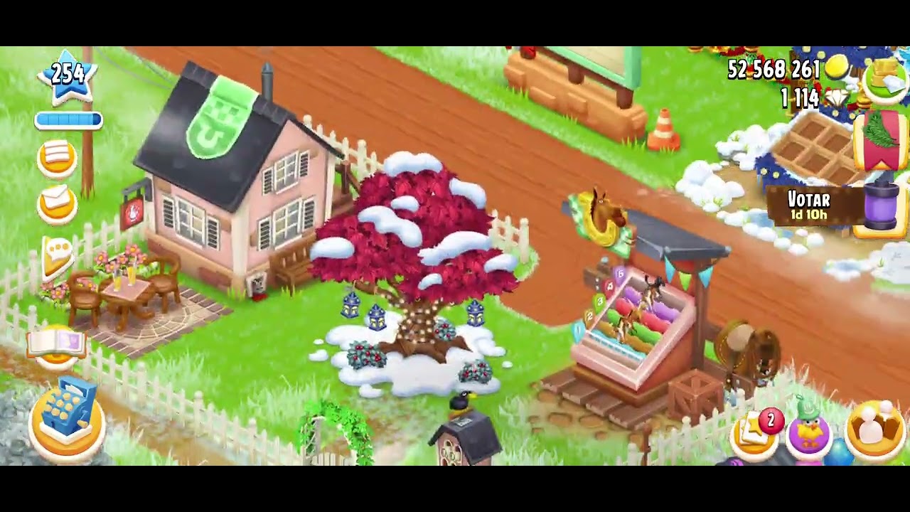 Jogando hay day 