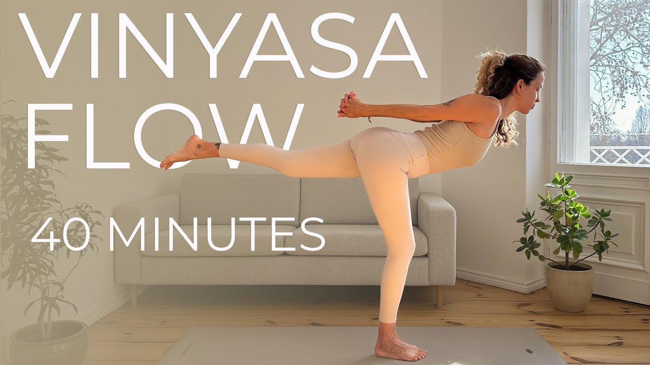 40 Min Fluid Vinyasa Yoga Flow | Full Body Yoga
