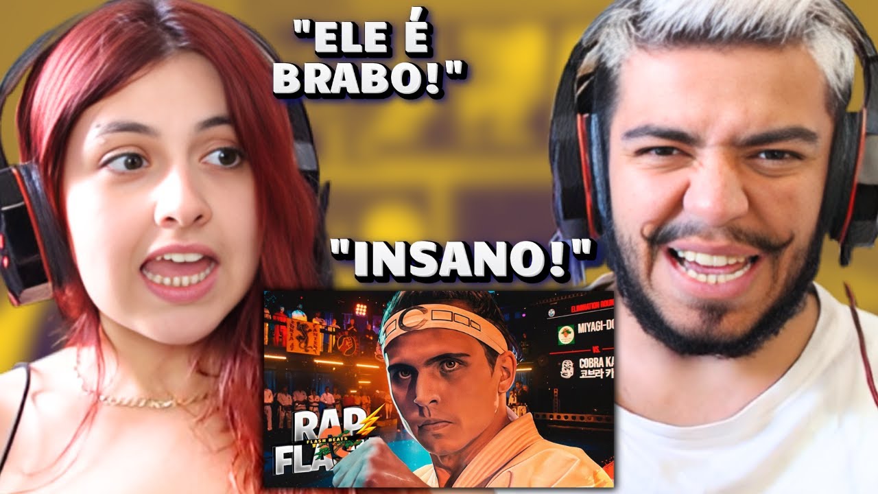 Robby 2 (Cobra Kai) - EQUILÍBRIO DA COBRA | Flash Beats | REACT em CASAL
