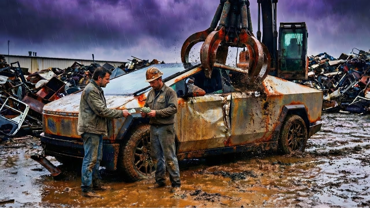 I Bought a Destroyed Cybertruck for $500 (FULL ASMR Restoration)