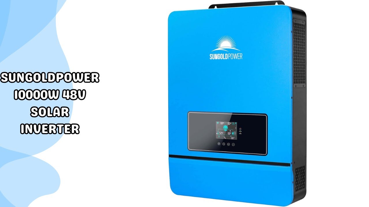 SUNGOLDPOWER 10000W 48V Solar Inverter | High-Power Split Phase Output | Key Features