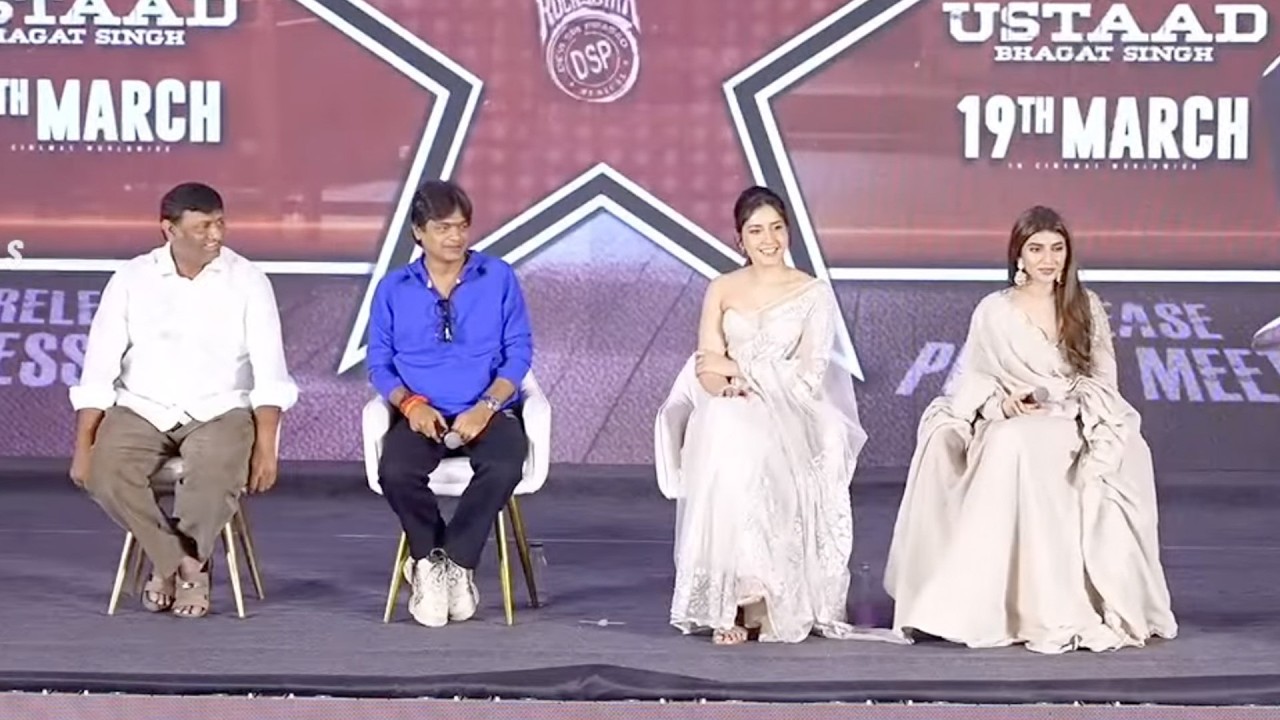 Ustaad Bhagat Singh Team Media Interaction | Harish Shankar | Sreeleela | Raashi Khanna