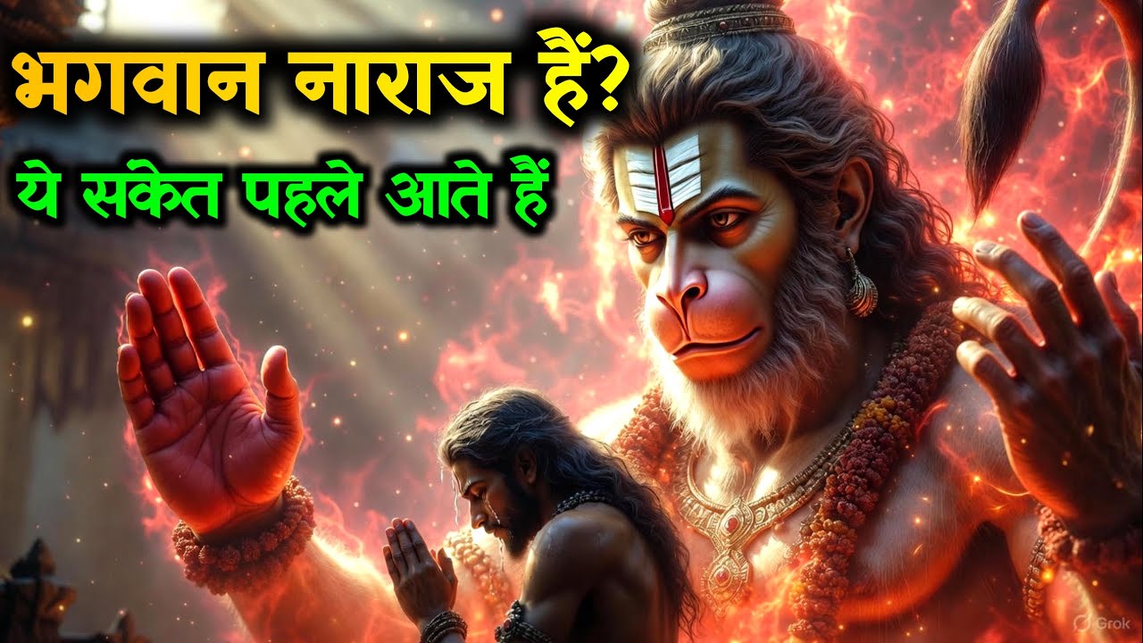 जब भगवान नाराज होते हैं तो ये संकेत भेजते हैं @BhagwanBlessings 