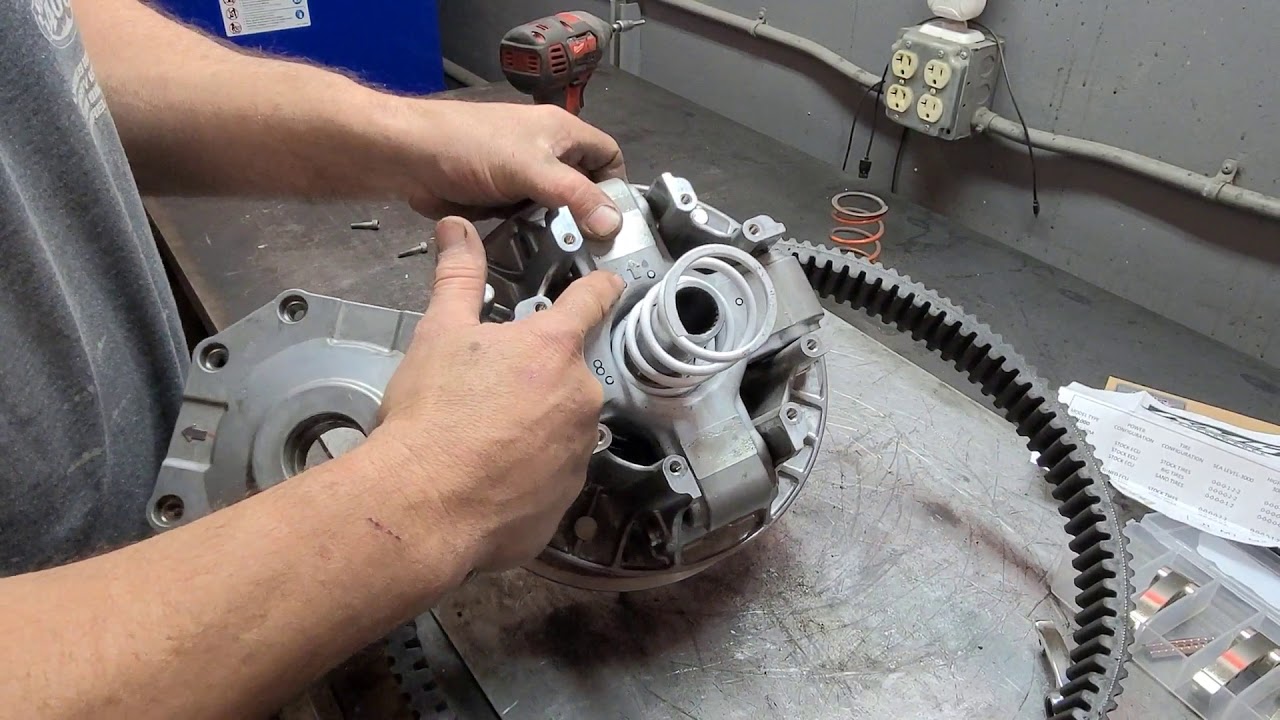 KRX Primary Clutch Weight Kit - install video