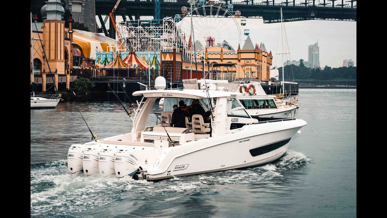 Boston Whaler 420 Outrage fitted with Quick gyro