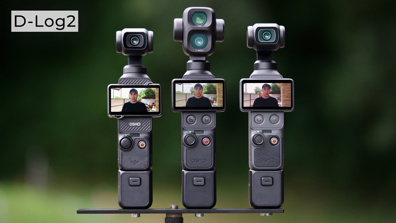 DJI Pocket 4P vs Pocket 4 vs Pocket 3: Dynamic Range Comparison