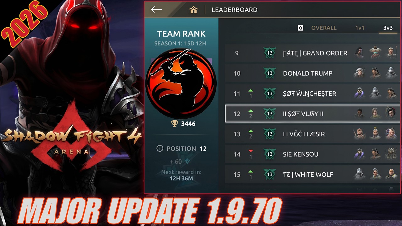 Major update has arrived in the global version of Shadow Fight 4 Arena Live 2026