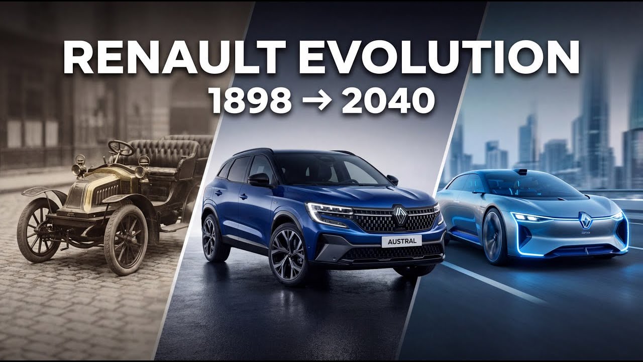 Renault Car Evolution | From Classic Models to Future Concepts in Full HD