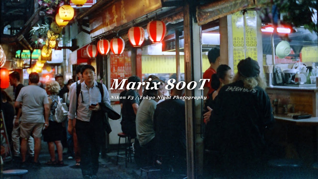 【Nikon F3】夜の東京をフィルムカメラで【Cinematic Vlog】