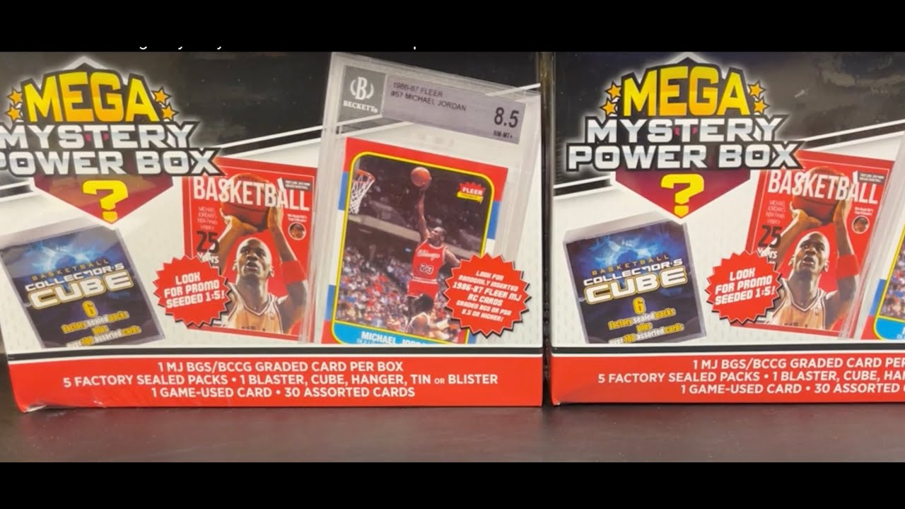 NBA Basketball Mega Mystery Power Box THE ORIGINAL - 2 Box Comparison