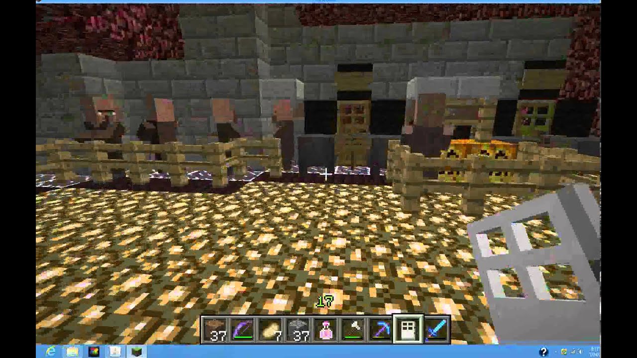 Minecraft- My server introduction Part 1 w/ Justin