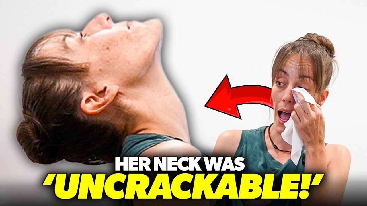 **MOST FLEXIBLE NECK** FINALLY CRACKS AFTER 30+ YEARS ‼️😱 | Asmr Chiropractic Adjustment | Dr Tubio