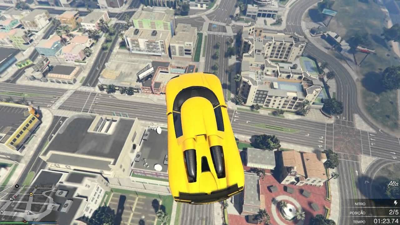 CORRIDA DOS SALTOS, SALTOS E MAIS SALTOS!! xD - GTA V Online (PC)
