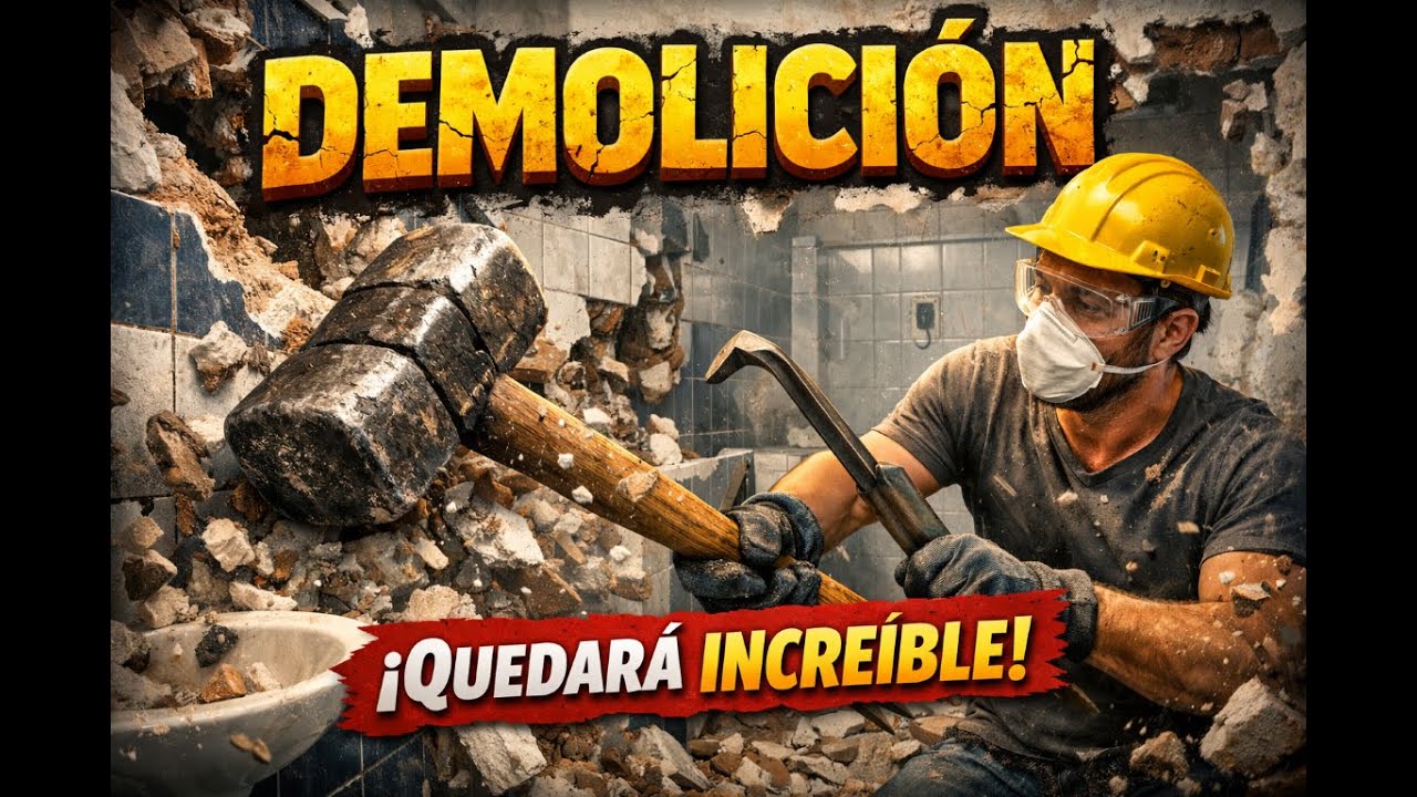 demolición de baño