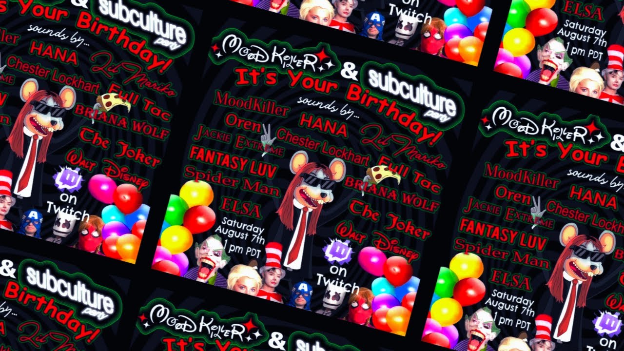 Subculture Party &bull; It's Your Birthday