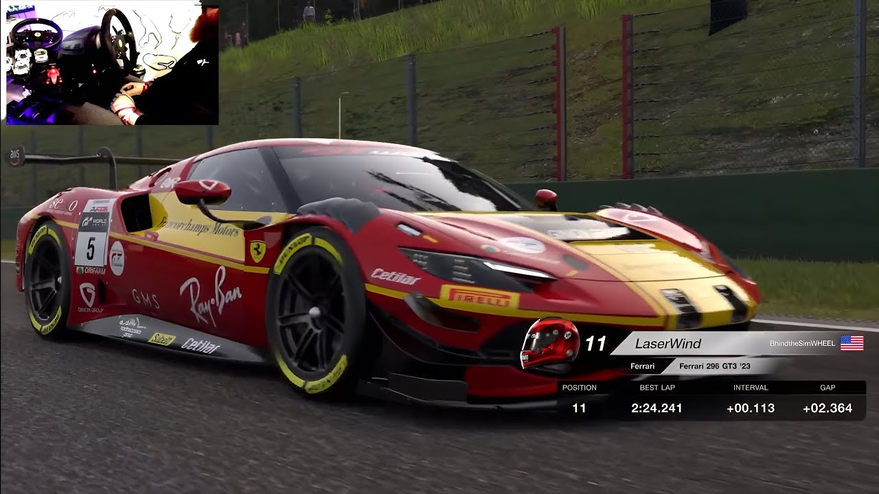LIVE PSVR2 Gran Turismo 7 Manufacturers Cup 2026 Team Ferrari Rd5 Spa