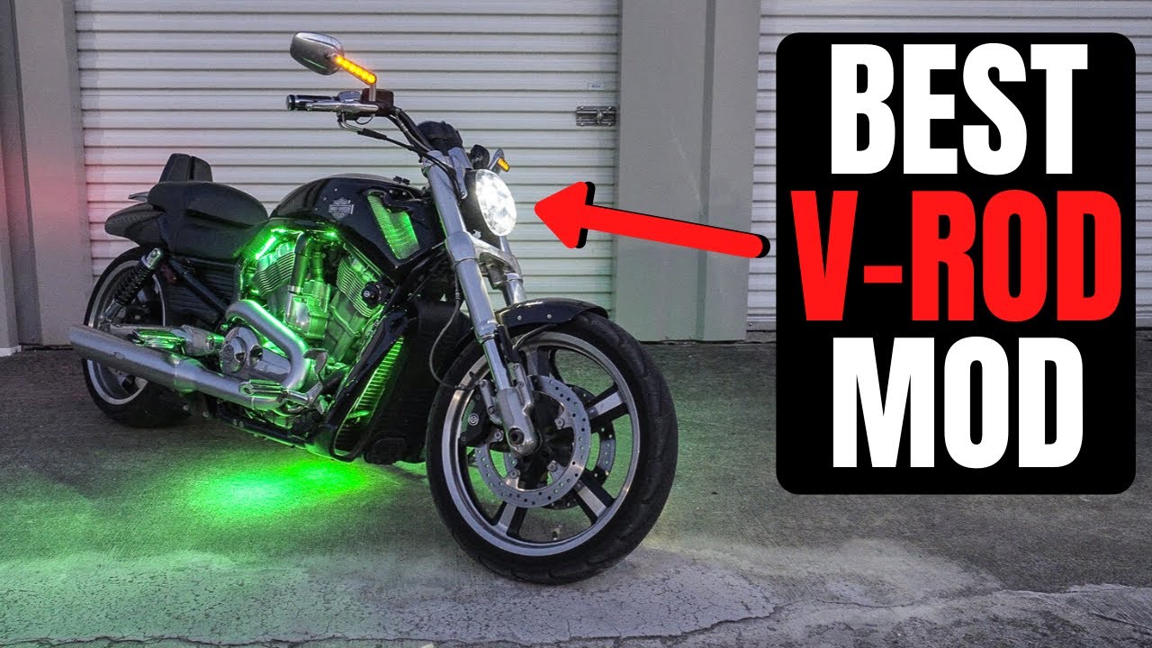 What I HATE MOST About My V-ROD MUSCLE | Harley Davidson LED Headlight Install & Review (HogWorkz)