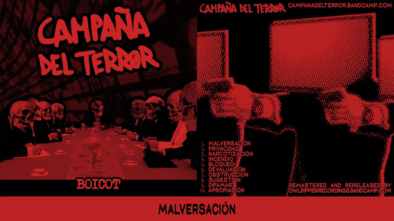 ON018 - Campa&ntilde;a Del Terror - Boicot (Crust Punk Grind D-Beat Fastcore Chile)