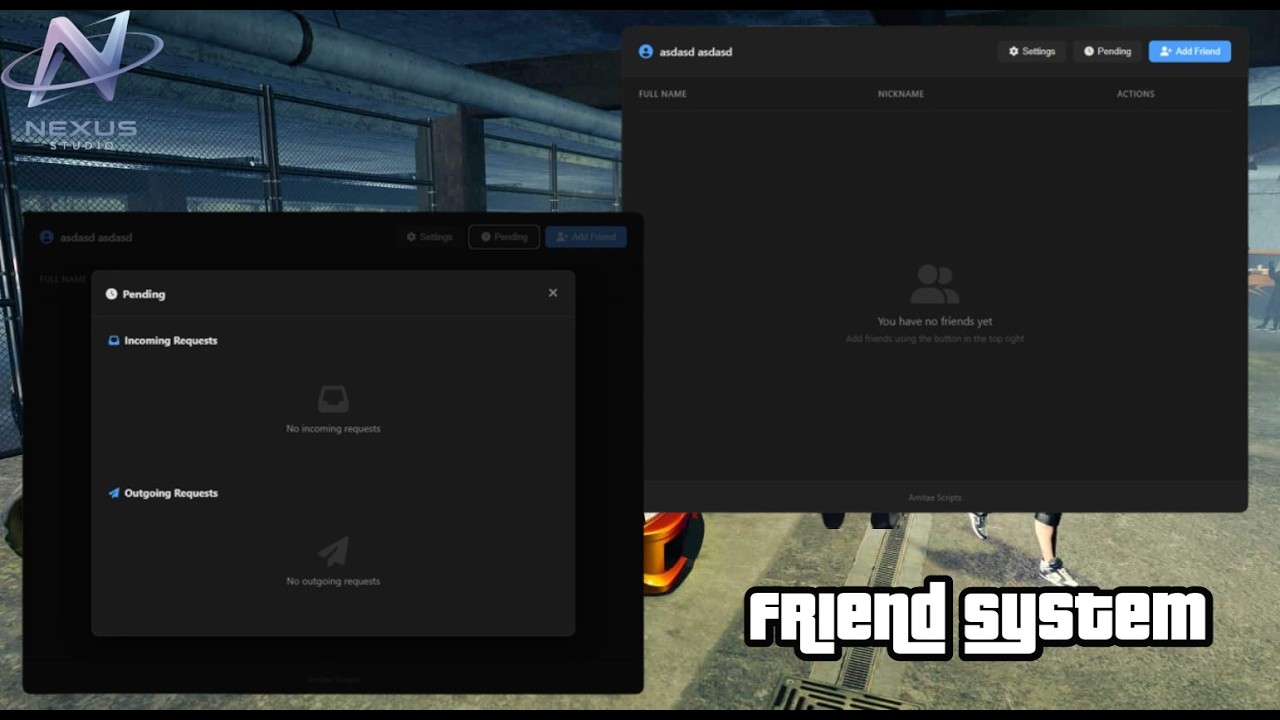 Fivem Friend System [FREE]