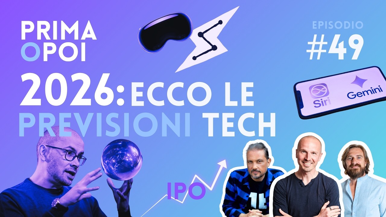 12 previsioni tech per capire il 2026: come cambiano lavoro, salute e istruzione &ndash; PoP #49