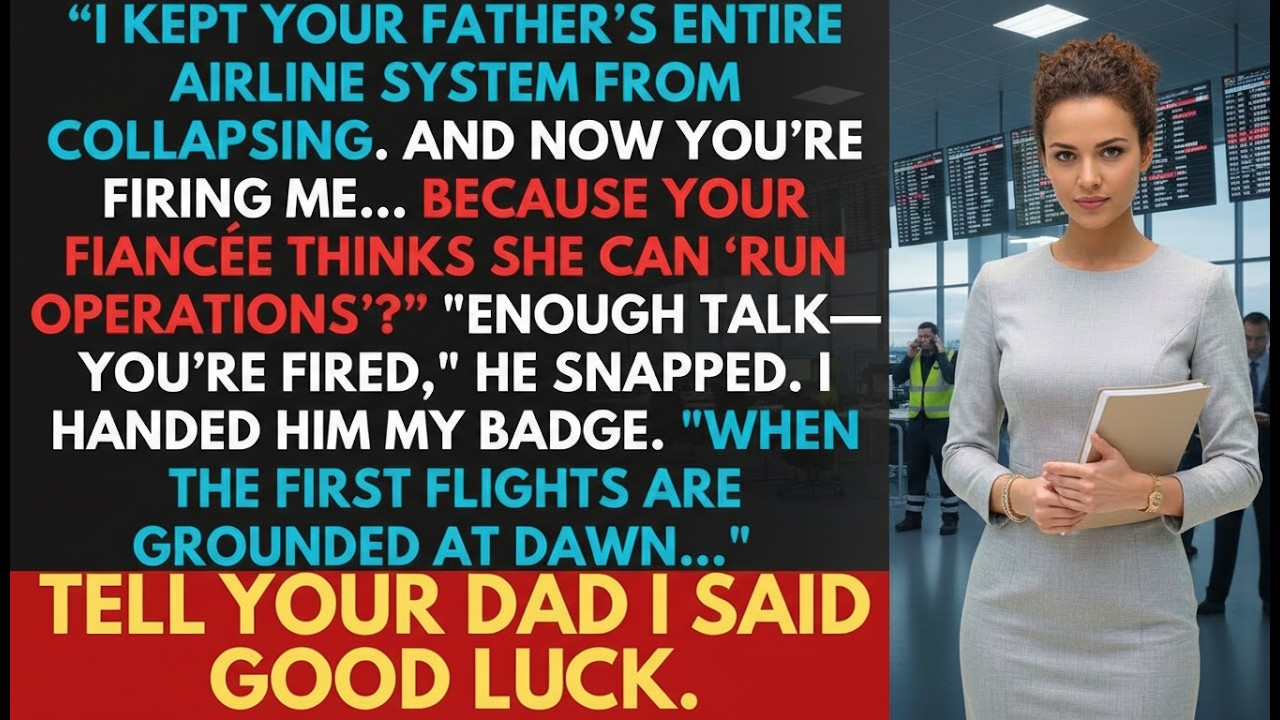 My Boss Fired Me For His Fiancée. I Grounded All Their Flights At Dawn