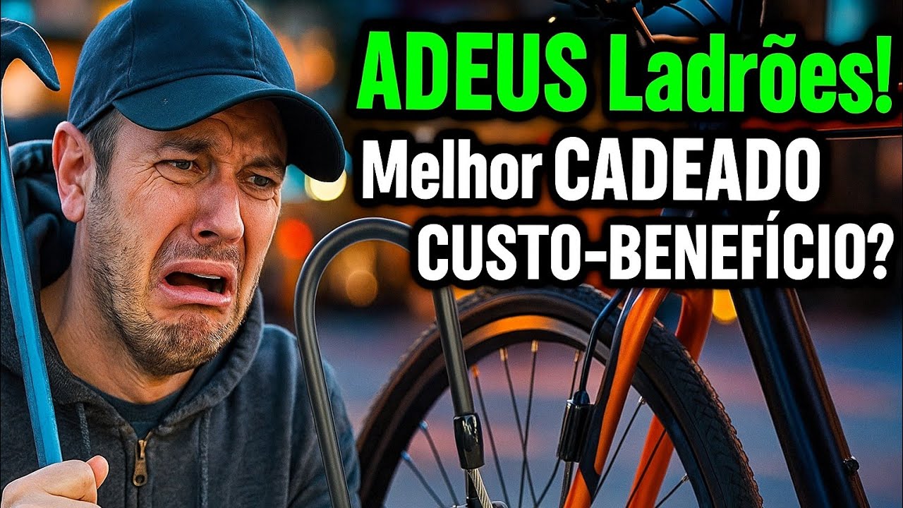 PARE de Usar o Cadeado ERRADO! 🛑 OnGuard U-Lock é OBRIGATÓRIO na Sua Bike!! (REVIEW)