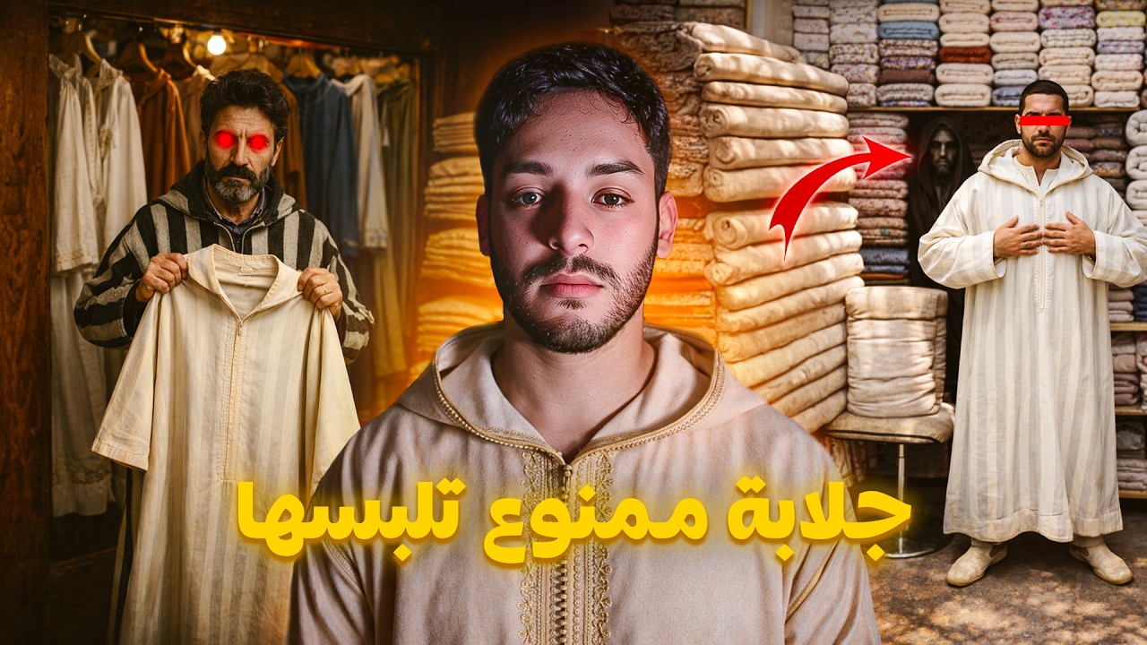 حقيقة الجلابة المغربية المسكونة 😱🔥 (جاب الله الجن خرجو ليا)