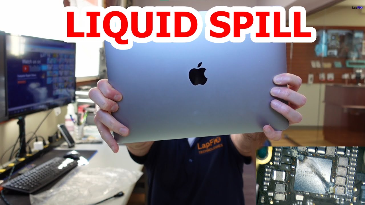 Fixing A 2018 Macbook Pro With Liquid Damage