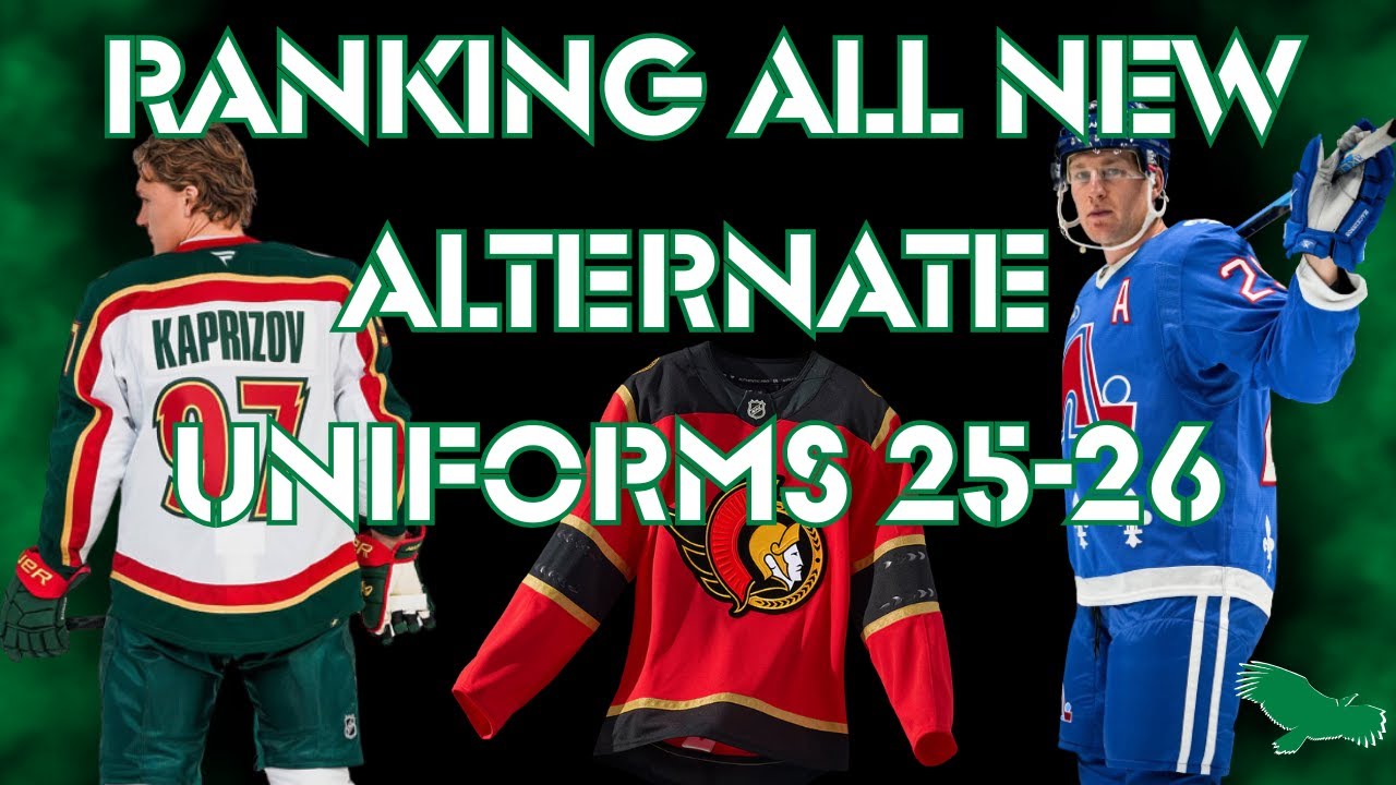 Рейтинг всех новых альтернативных третьих комплектов формы в НХЛ сезона 2025-2026