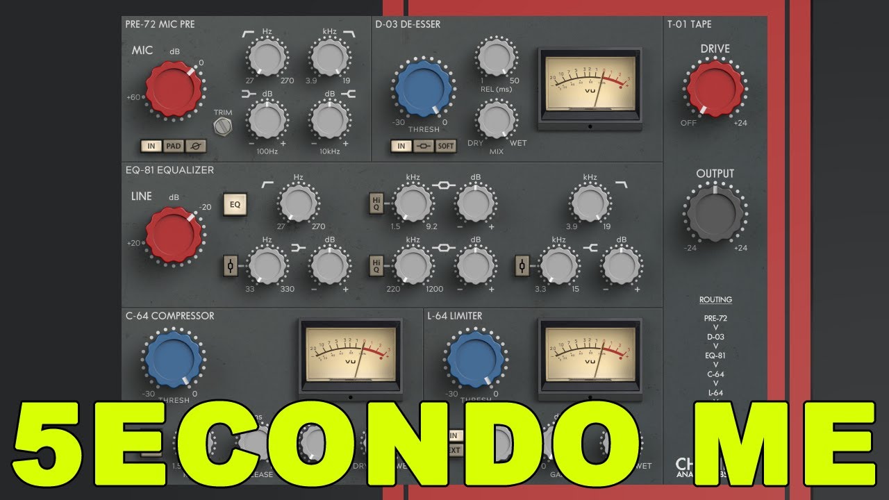 Analog Obsession CHANNEV - cosa c'&egrave; di buono nel plugin emulazione Neve