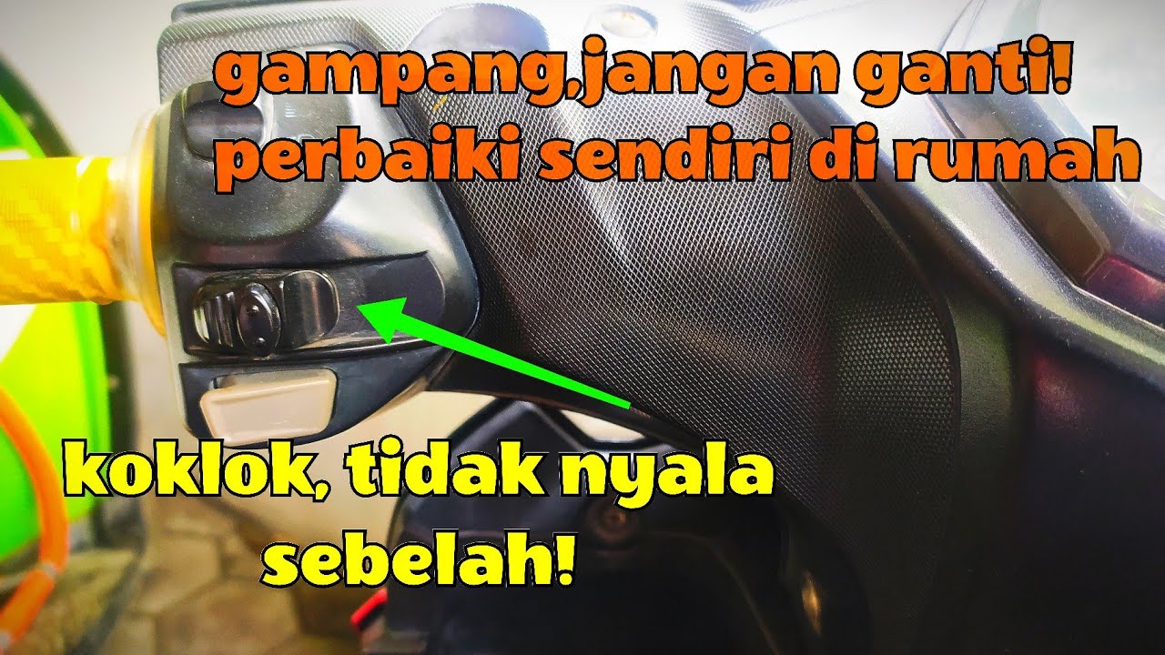 Perbaiki saklar riting | memperbaiki swit sein | repair switch sein | yamaha mio jupiter mx