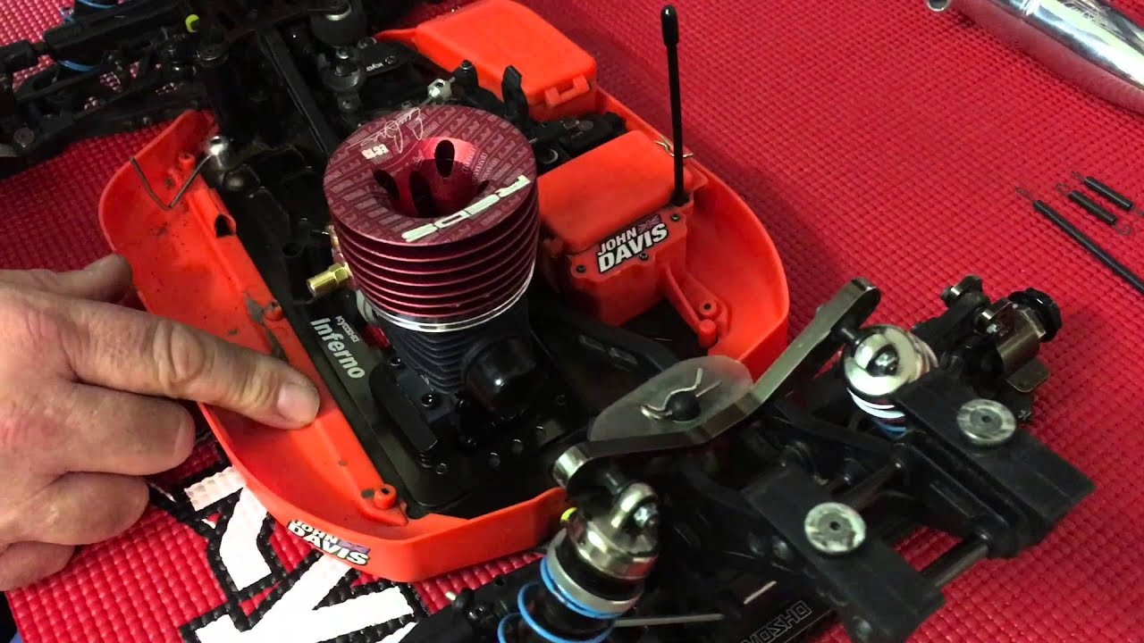 Fitting Engine, Meshing Gears and Setting Throttle Linkage & EPA in Kyosho MP9 TKi3