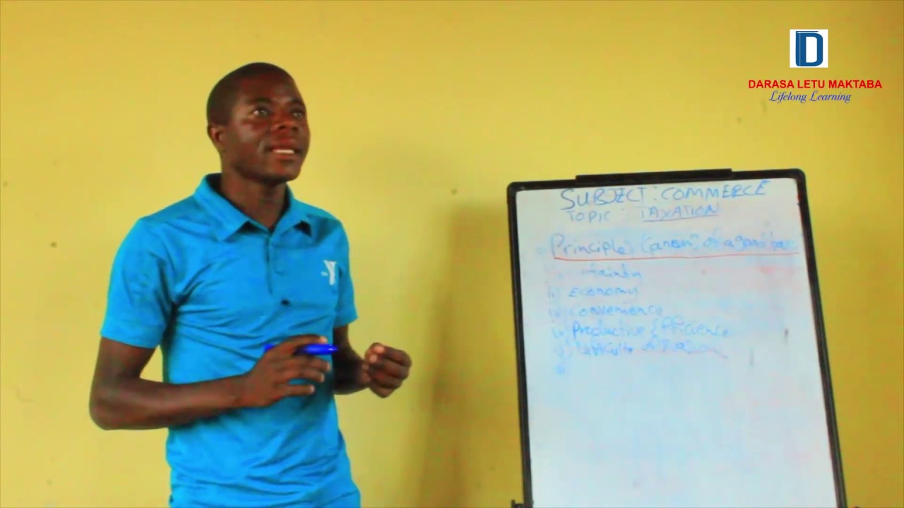 COMMERCE FORM FOUR: TAXATION Lesson 1