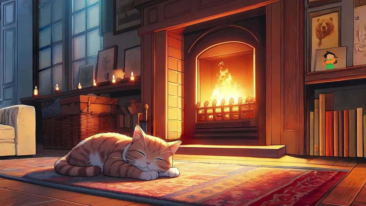 Chill Piano Winter Night ❄️ – Relaxing Music for Cozy Evenings & Deep Focus