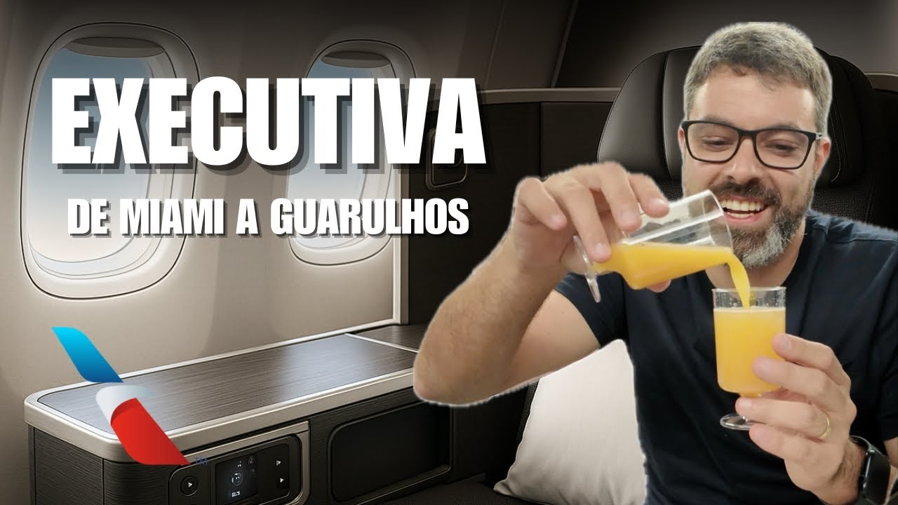 AMERICAN AIRLINES FLIGHT - EXECUTIVE FROM MIAMI TO GRU